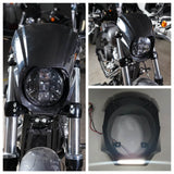 HARLEY-DAVIDSON Softail Breakout M8 Breakout 114 FXBR FXBRS Front Headlight Fairing Cover Cowl w/ LED Daytime Running Light DRL 2018-2025 - pazoma