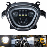 Suzuki Boulevard M109R VZR1800 M90 Black LED Headlight Front LED Headlamp DRL+HL/Lo Beam Assembly 2006-2024 - pazoma