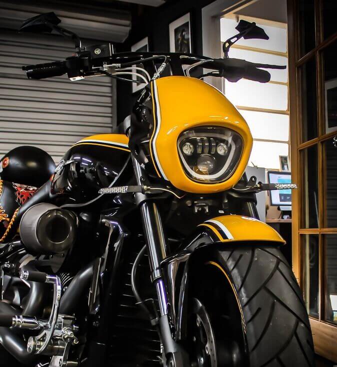 Suzuki Boulevard M109R VZR1800 M90 Black LED Headlight Front LED Headlamp DRL+HL/Lo Beam Assembly 2006-2024 - pazoma