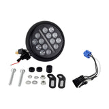 Harley Softail Low Rider S FXLRS to Dyna 5.75 Inch LED Headlight With Conversion Mount Extension Relocation Bracket Hardware kit 20-2025 - pazoma