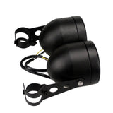 Motorcycle Twin Front Headlight lamp W/ Bracket For Harley Street Fat Boy Dual Sport Dirt Bikes Street Fighter Cafe Racer - pazoma