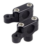 Pazoma Motorcycle CNC Handlebar Risers with Meter Bracket for Harley Sportster models 2004-2019, color Black / Silver - pazoma