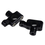 Pazoma Motorcycle CNC Handlebar Risers with Meter Bracket for Harley Sportster models 2004-2019, color Black / Silver - pazoma