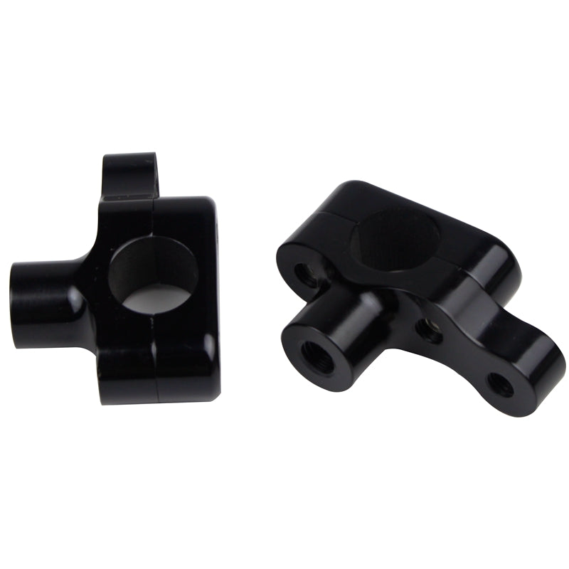 Pazoma Motorcycle CNC Handlebar Risers with Meter Bracket for Harley Sportster models 2004-2019, color Black / Silver - pazoma