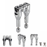 1" 25.4mm Clubstyle Straight Handlebar Risers for Harley Dyna Low Rider FXDLS Fat Street Bob FXDF Softail Sportster Road King - pazoma