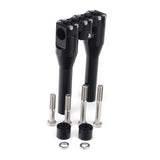 Club Style Top Clamp Straight Modular Handlebar Risers Kit for Harley Dyna Street bob Softail Sportster - pazoma