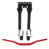 Club Style Tapered Fat Bars 1-1/2" Phatbar Handlebar & Riser Kit for Harley Dyna Softail Street bob Low Rider S Road King - pazoma