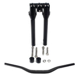 Club Style Tapered Fat Bars 1-1/2" Phatbar Handlebar & Riser Kit for Harley Dyna Softail Street bob Low Rider S Road King - pazoma