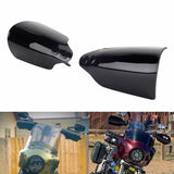 1996-2014 Harley Softail Standard Slim Classic Custom Deluxe Fat Boy Rocker Night Train Club Style Handguards Hand Guard with Mounting Bracket - pazoma