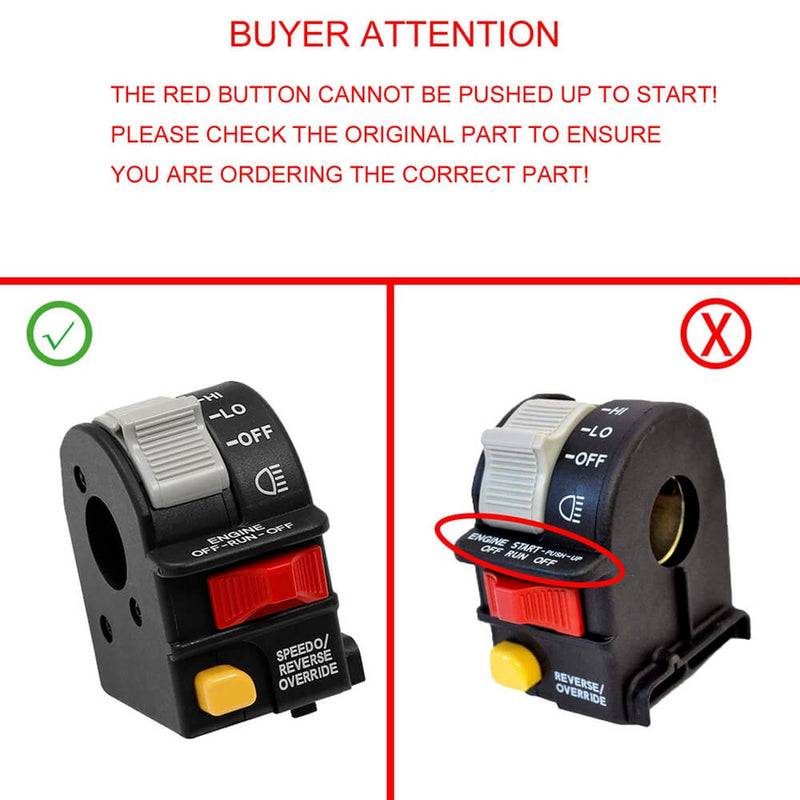 4010262 Switch-Handlebar H/L/O REV/OR For Polaris ATV/Motorcycle/Snowmobile/Or Watercraft - pazoma