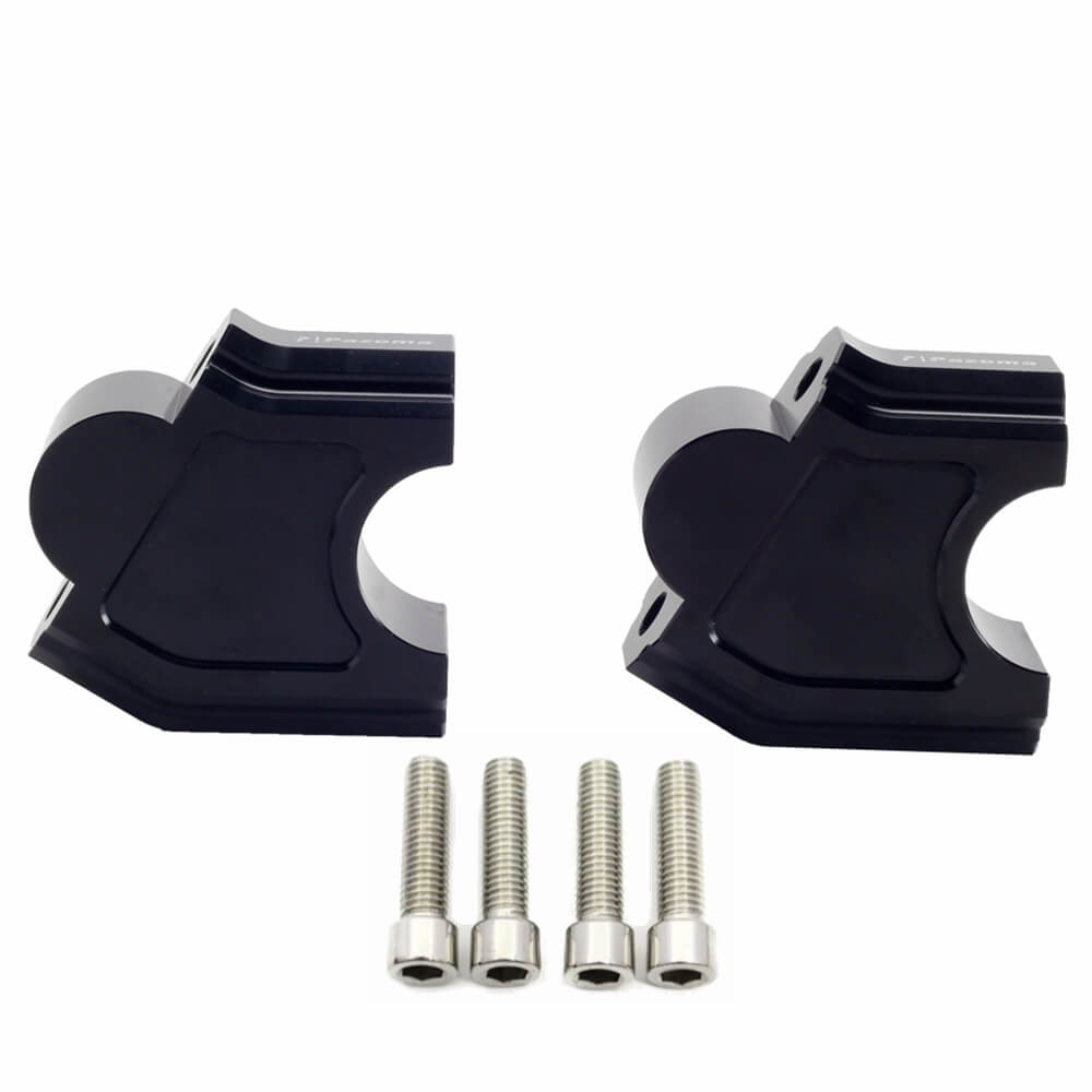 Handlebar Risers with Offset Backward Adapters Pull Back Riser Back Move Mount For Harley Pan America 1250 ST RA1250ST Special RA1250 S SE 2021-2025 - pazoma