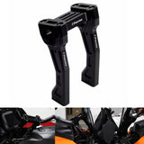 Handlebar Fat Pullback Risers Offset Backward W/ Top Clamp Cover Kit For Harley Pan America 1250 ST Special RA1250S RA1250 CVO 2021-2025 - pazoma