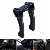 Handlebar Fat Pullback Risers Offset Backward W/ Top Clamp Cover Kit For Harley Pan America 1250 ST Special RA1250S RA1250 CVO 2021-2025 - pazoma