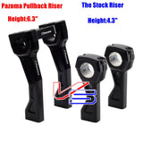 Handlebar Fat Pullback Risers Offset Backward W/ Top Clamp Cover Kit For Harley Pan America 1250 ST Special RA1250S RA1250 CVO 2021-2025 - pazoma