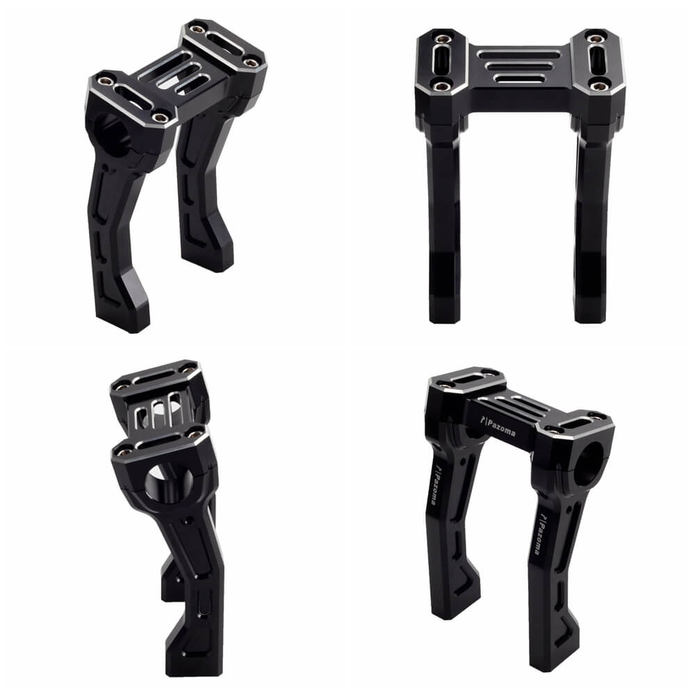 Handlebar Fat Pullback Risers Offset Backward W/ Top Clamp Cover Kit For Harley Pan America 1250 ST Special RA1250S RA1250 CVO 2021-2025 - pazoma