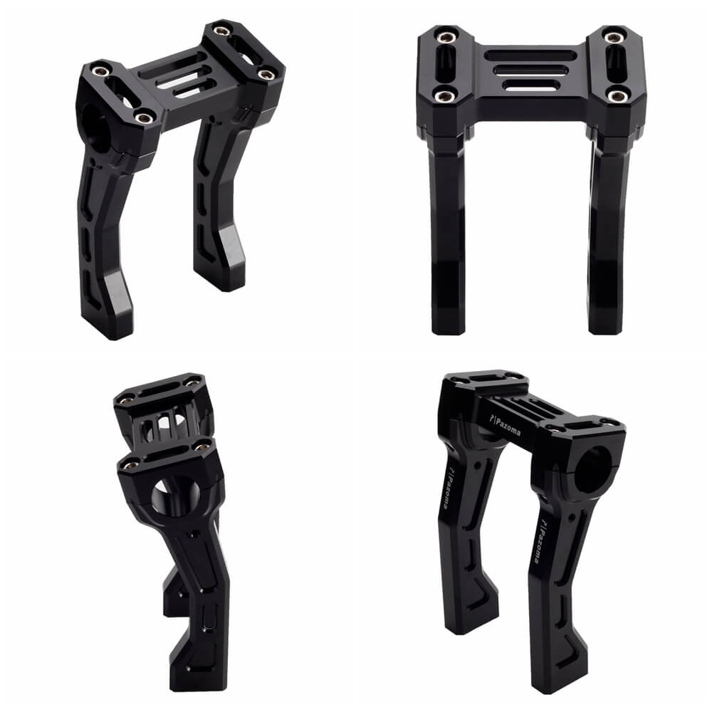 Handlebar Fat Pullback Risers Offset Backward W/ Top Clamp Cover Kit For Harley Pan America 1250 ST Special RA1250S RA1250 CVO 2021-2025 - pazoma