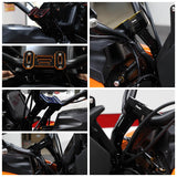 Handlebar Fat Pullback Risers Offset Backward W/ Top Clamp Cover Kit For Harley Pan America 1250 ST Special RA1250S RA1250 CVO 2021-2025 - pazoma