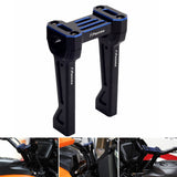 CNC aluminum Handlebar Tall Risers w/Top Clamp Cover kit for Harley Pan America 1250 ST Special CVO RA1250SE RA1250S RA1250 2021-2025 - pazoma