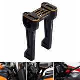 CNC aluminum Handlebar Tall Risers w/Top Clamp Cover kit for Harley Pan America 1250 ST Special CVO RA1250SE RA1250S RA1250 2021-2025 - pazoma