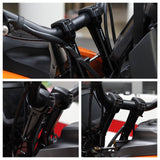 Harley Davidson Pan America CVO 1250 ST RA1250ST Special RA1250SE RA1250S RA1250 Handlebar Tall Risers CNC Aluminum 6061-T6 Black 55900241 2021-2025 - pazoma