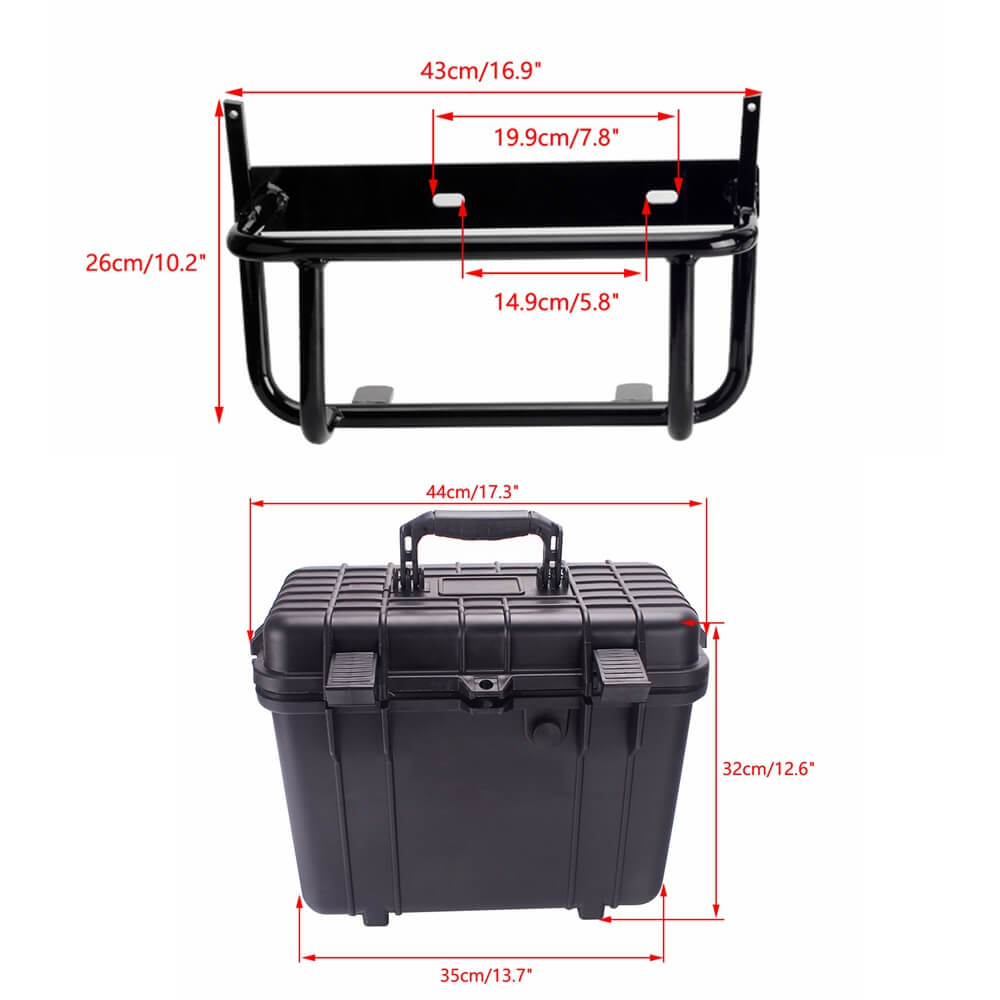 Saddlebags Saddle Bag Case Box W/Conversion Mounting Brackets Guard Rail Kit For Harley M8 Softail Low Rider S Street Bob Standard Fat Bob 2018-2022 - pazoma