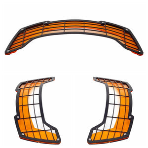 Harley Pan America CVO 1250 Special RA1250SE RA1250 RA1250S Headlamp Guard Headlight Protector Grille Mesh Cover Curved Protection Grill 2021-2024 - pazoma