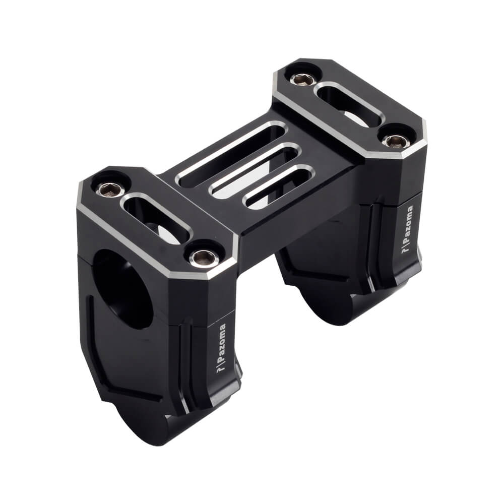 Harley Pan America 1250 ST Special CVO RA1250S Pull Back Handlebar Risers Offset Backward Adapters Back Move Mount w/Top Clamp Cover - pazoma