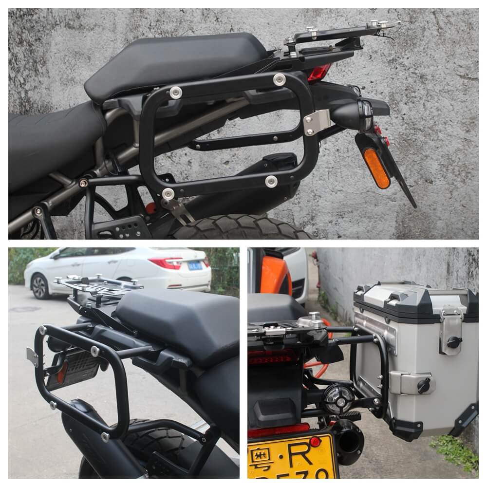 Harley Pan America 1250 Special CVO RA1250SE RA1250S RA1250 Side Case Mounting Plate System Box Luggage Rack Carrier Support Bracket 2021-2024 - pazoma