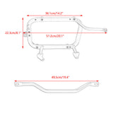 Harley Pan America 1250 Special CVO RA1250SE RA1250S RA1250 Side Case Mounting Plate System Box Luggage Rack Carrier Support Bracket 2021-2024 - pazoma