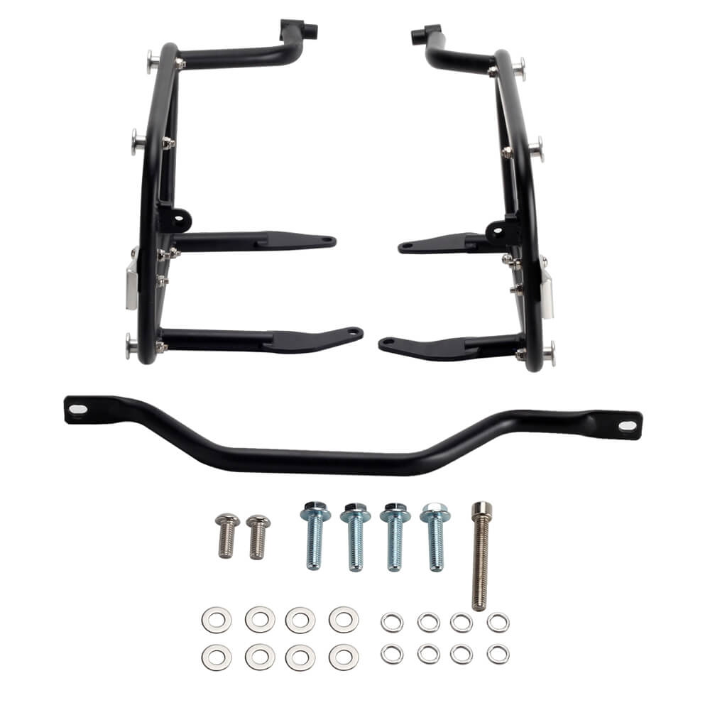 Harley Pan America 1250 Special CVO RA1250SE RA1250S RA1250 Side Case Mounting Plate System Box Luggage Rack Carrier Support Bracket 2021-2024 - pazoma