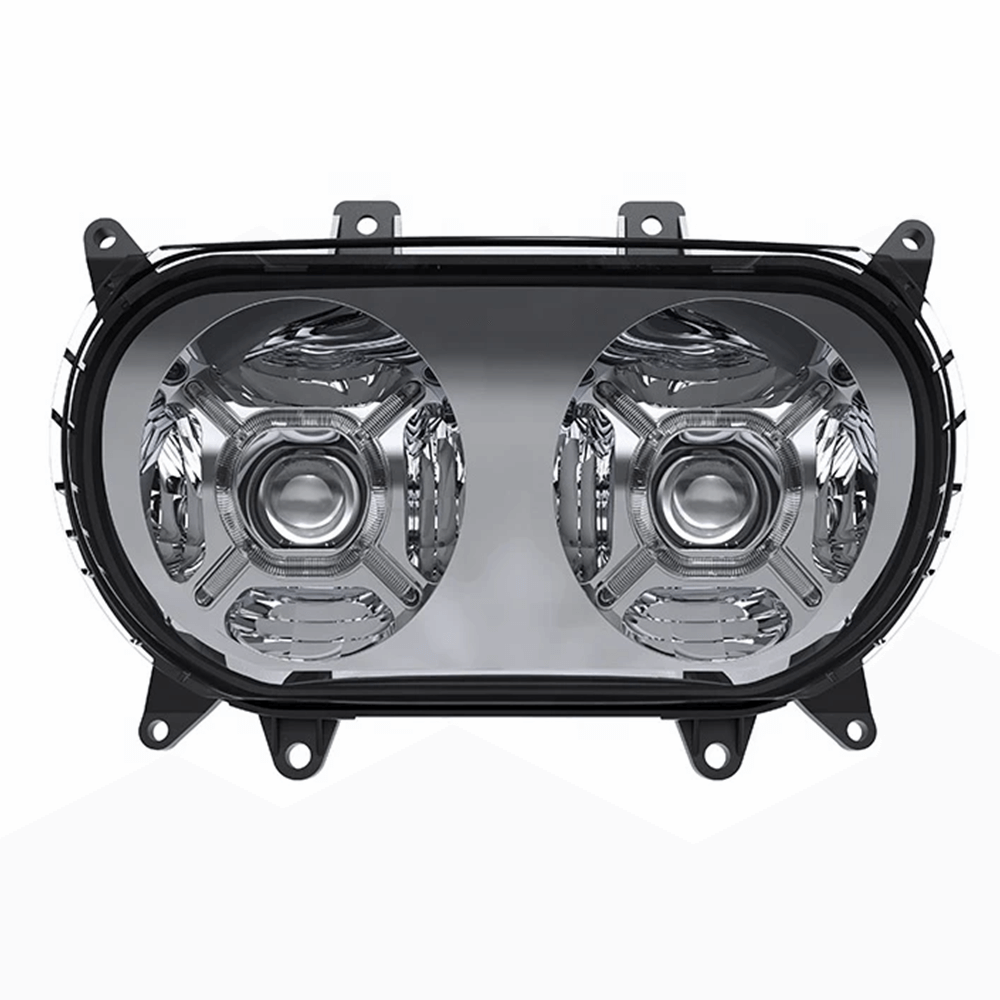 Harley Road Glide ST Special Limited CVO FLTRX FLTRK FLTRXS FLTRXSE FLTRXST FLTRKSE LED Headlight Dual HI/LO Beam Projector Head Lamp w/DRL - pazoma