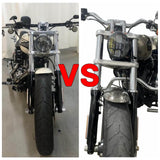 Harley Softail Breakout FXSB 2013-2017 to M8 FXBR LED Headlight Projector Headlamp W/ Conversion Mount Extension Bracket Kit DRL - pazoma