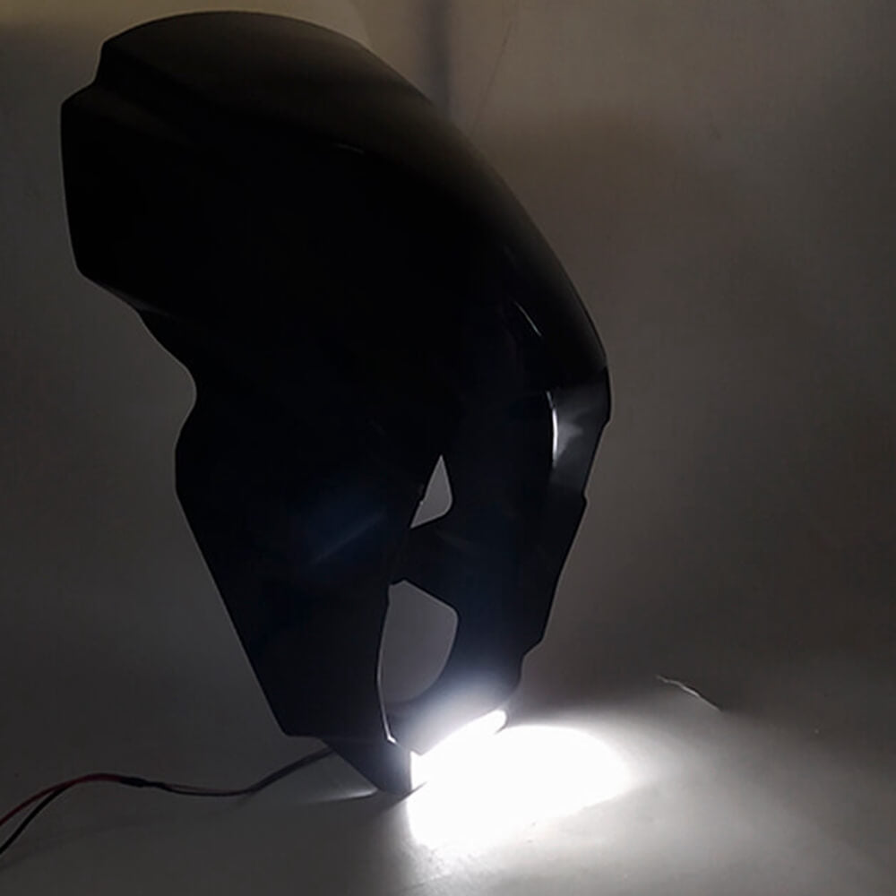 LED Headlight With White DRL Hi-Low Projector Headlamp Front & Fairing Cover Cowl for Harley Softail Breakout 114 FXBR FXBRS 2018-2022 - pazoma