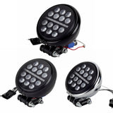 Harley Softail Low Rider S FXLRS to Dyna 5.75 Inch LED Headlight With Conversion Mount Extension Relocation Bracket Hardware kit 20-2025