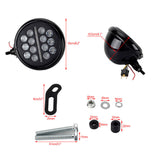 Harley Softail Low Rider S FXLRS 5.75" Club style LED Headlight W/ Conversion Extension Bracket Kit For T-sport Front Fairing - pazoma