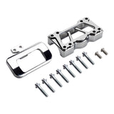 Harley Softail Street Bob Breakout Standard Low Rider ST FXBB FXBR FXST FXLRST Digital Gauge Mount Housing W/Top Clamp Cover Bracket - pazoma