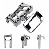 Harley Softail Street Bob Breakout Standard Low Rider ST FXBB FXBR FXST FXLRST Digital Gauge Mount Housing W/Top Clamp Cover Bracket - pazoma