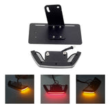 Harley Sportster S 1250 RH1250S 2021-2022 LED Tail Tidy Fender Eliminator Kit Rear Taillight Turn Signals Light W/ Sidemount License Plate Bracket