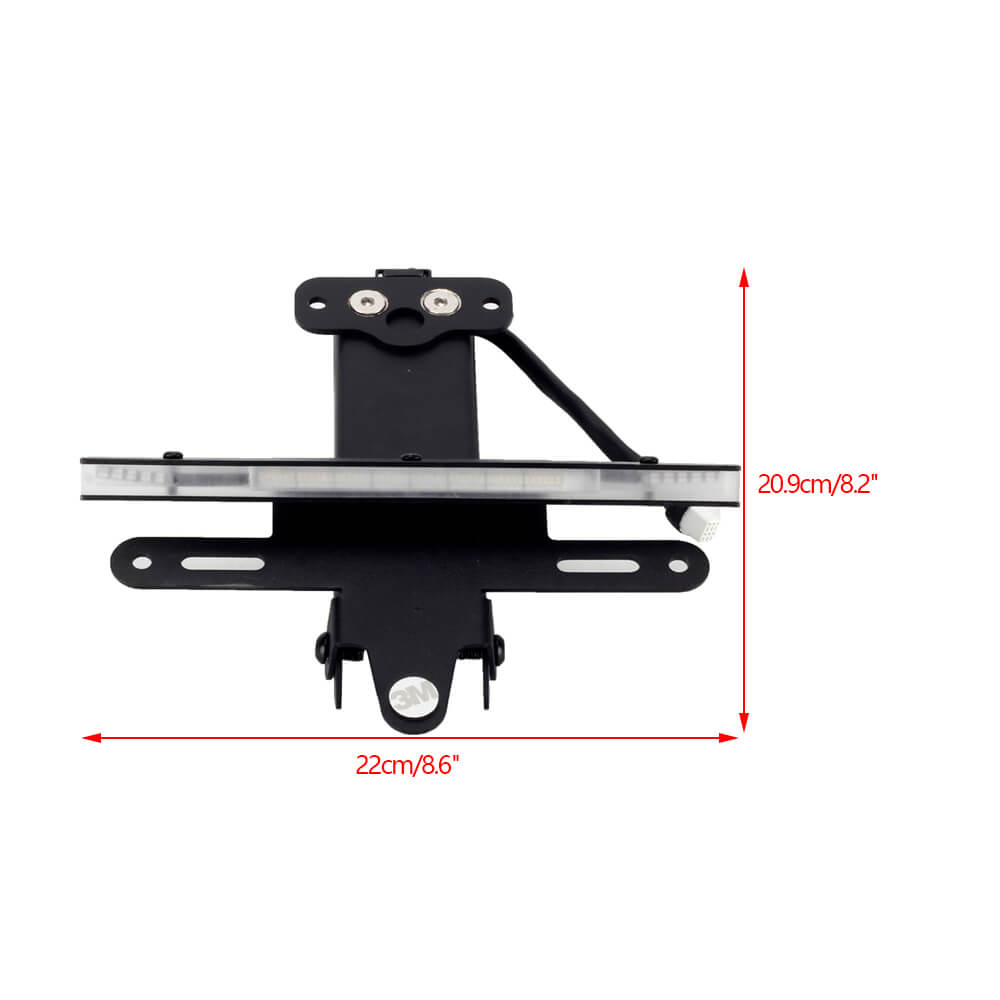 Harley Sportster S 1250 RH1250S 2021-2024 LED Tail Tidy Fender Eliminator Kit Rear Taillight Turn Signals License Plate Light Bracket - pazoma