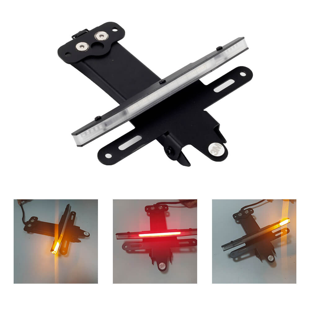 Harley Sportster S 1250 RH1250S 2021-2024 LED Tail Tidy Fender Eliminator Kit Rear Taillight Turn Signals License Plate Light Bracket - pazoma