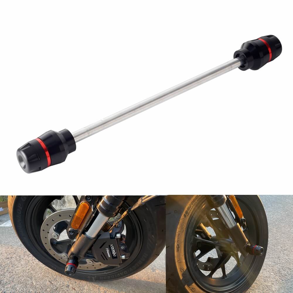 Harley Sportster S 1250 RH1250S Front Rear Axle Fork Wheel Slider Falling Protector Crash Protectors Stand 2021-2025 - pazoma