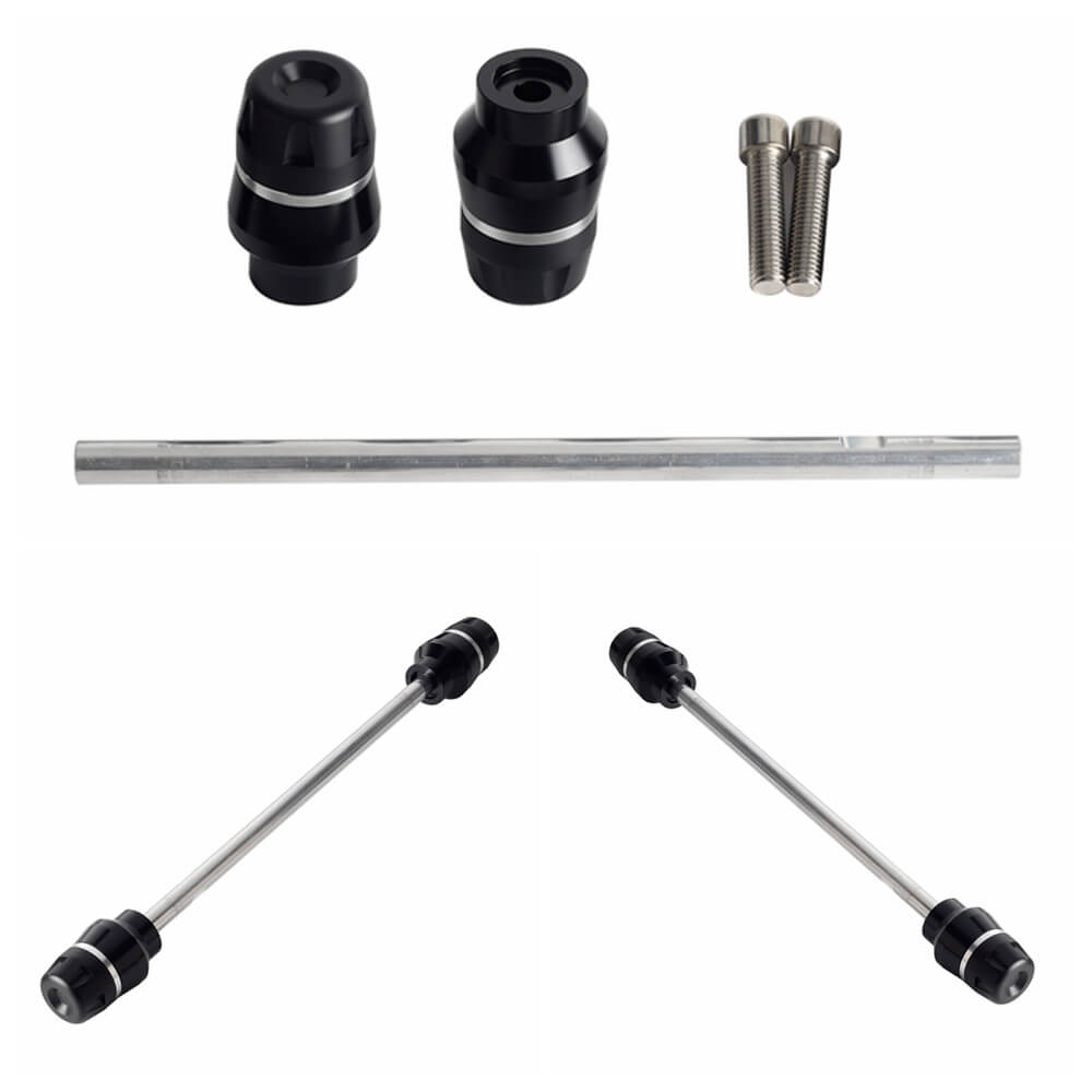 Harley Sportster S 1250 RH1250S Front Rear Axle Fork Wheel Slider Falling Protector Crash Protectors Stand 2021-2025 - pazoma