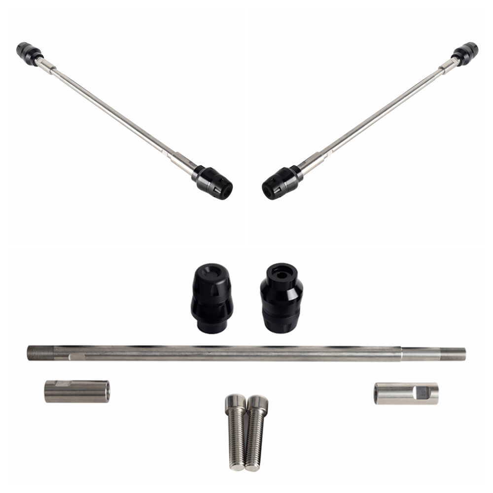 Harley Sportster S 1250 RH1250S Front Rear Axle Fork Wheel Slider Falling Protector Crash Protectors Stand 2021-2025 - pazoma