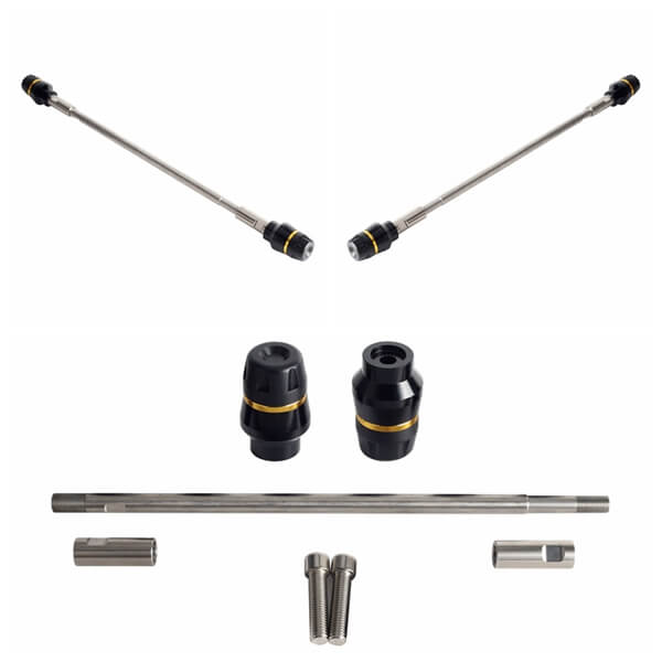 Harley Sportster S 1250 RH1250S Front Rear Axle Fork Wheel Slider Falling Protector Crash Protectors Stand 2021-2025 - pazoma