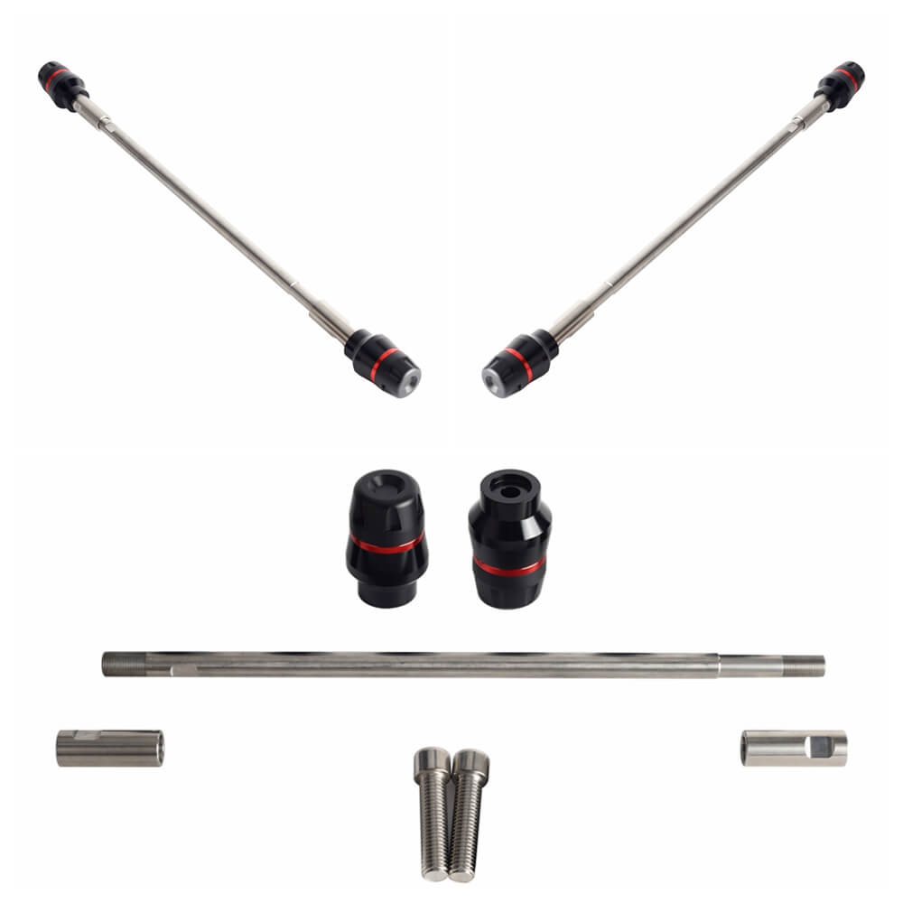 Harley Sportster S 1250 RH1250S Front Rear Axle Fork Wheel Slider Falling Protector Crash Protectors Stand 2021-2025 - pazoma