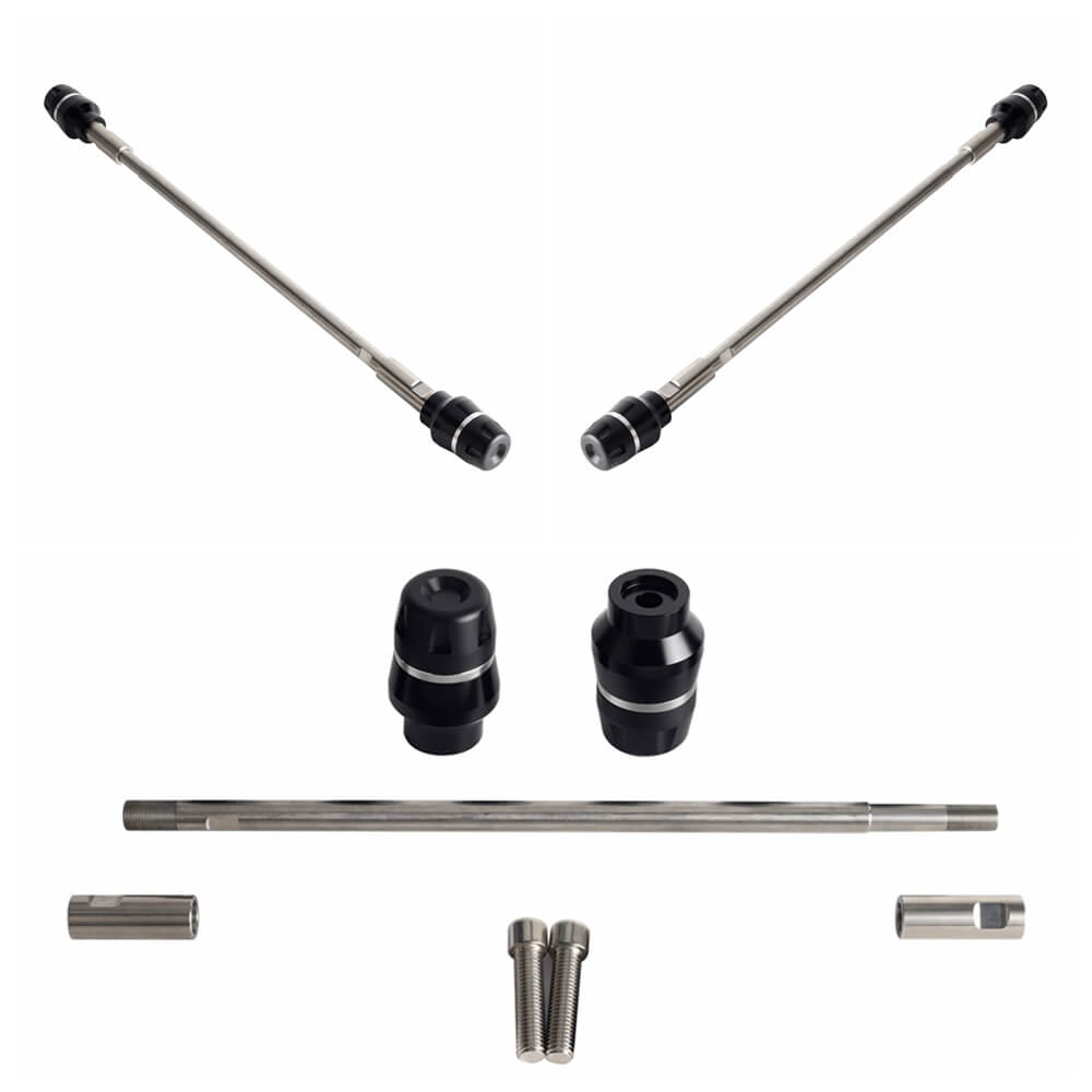 Harley Sportster S 1250 RH1250S Front Rear Axle Fork Wheel Slider Falling Protector Crash Protectors Stand 2021-2025 - pazoma