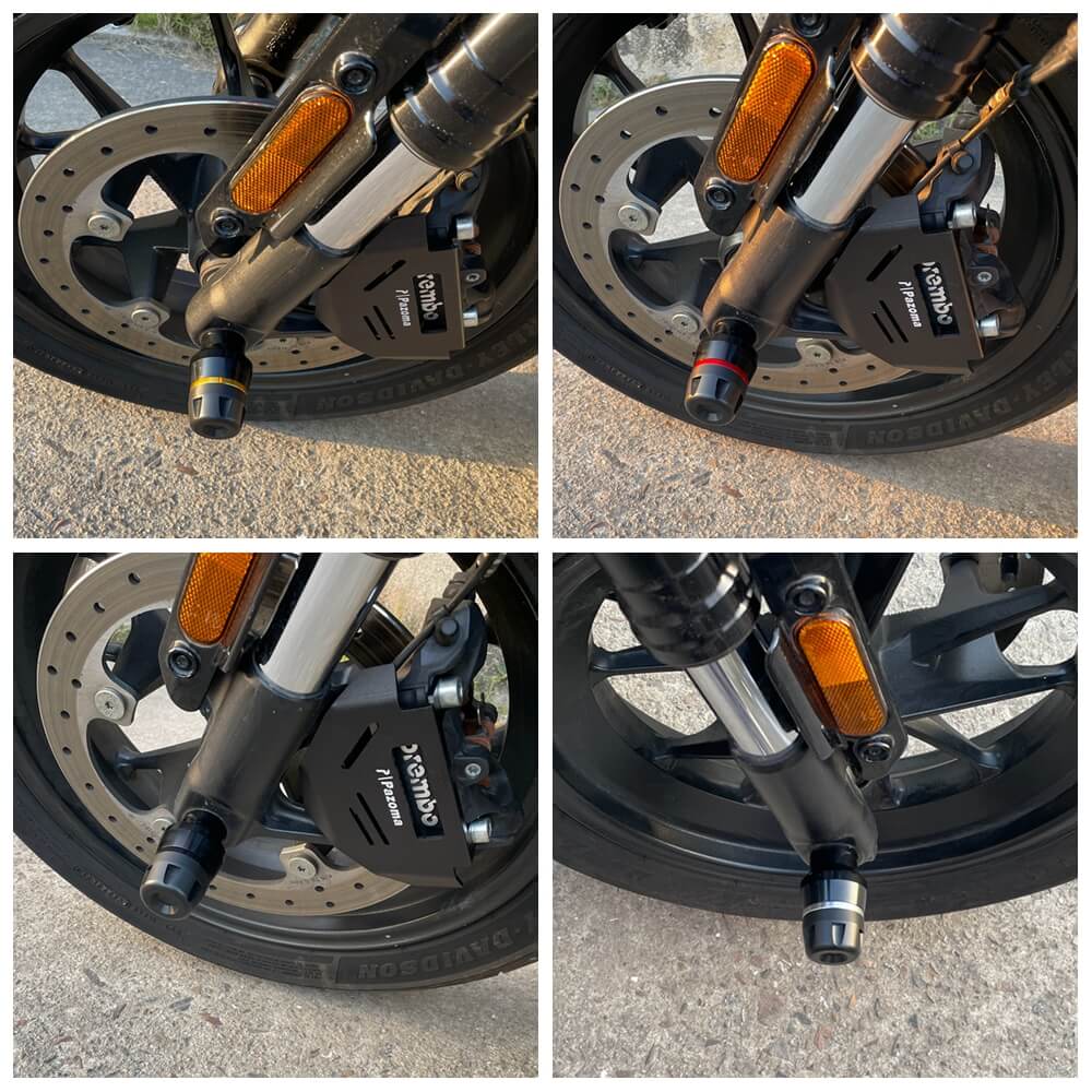 Harley Sportster S 1250 RH1250S Front Rear Axle Fork Wheel Slider Falling Protector Crash Protectors Stand 2021-2025 - pazoma