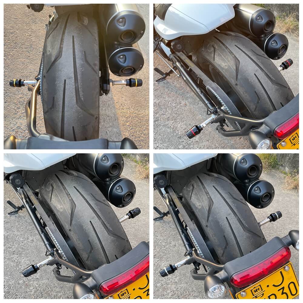 Harley Sportster S 1250 RH1250S Front Rear Axle Fork Wheel Slider Falling Protector Crash Protectors Stand 2021-2025 - pazoma