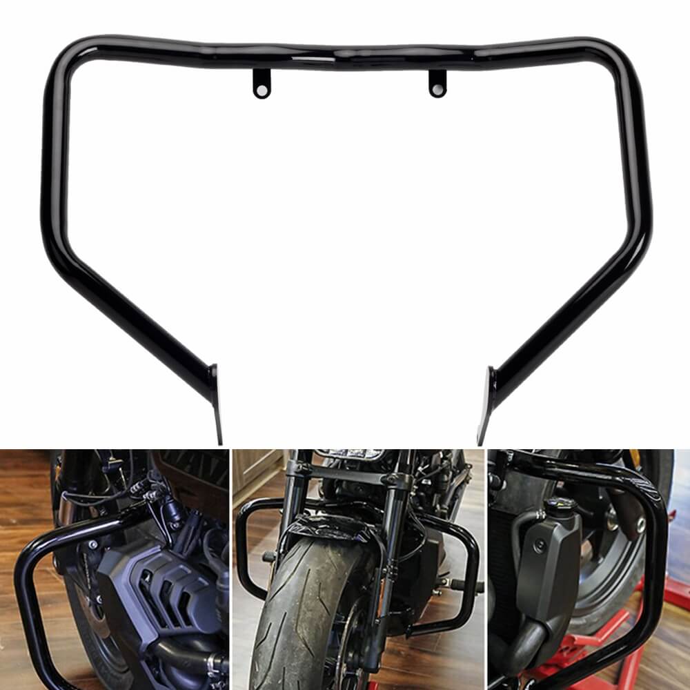Harley Sportster S 1250 RH1250S Highway Engine Guard Crash Bar Bumper Black 2021-2023 49000194 - pazoma