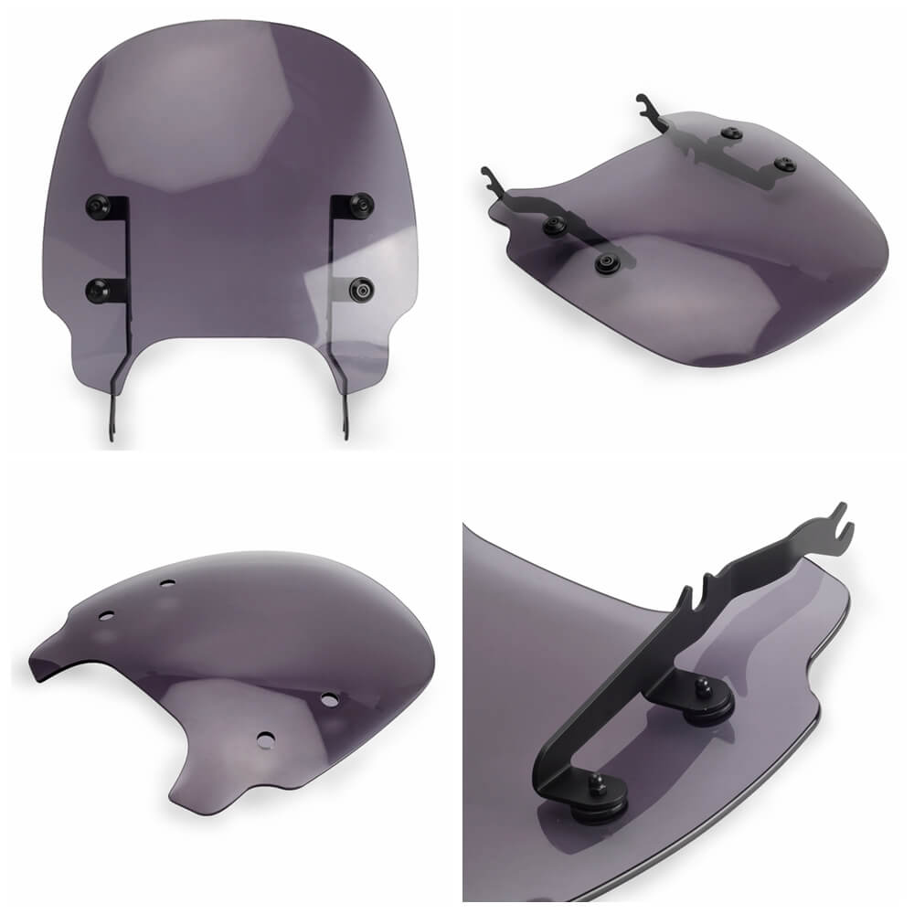Harley Sportster S 1250 RH1250S Quick-Release Compact Windshield Front Light Fairing Windscreen 2021-2025 - pazoma